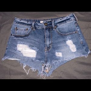 Bull head Jean shorts